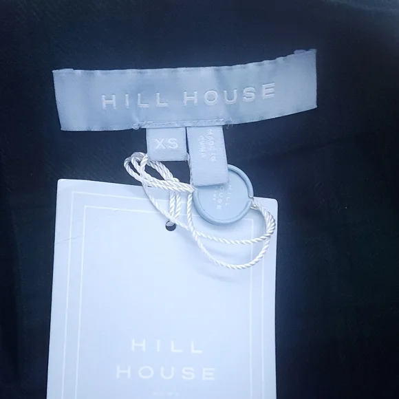 NWT Hill House The Araminta Stewart Dress Blackwatch Plaid Tartan Mini Dress XS - Picture 9 of 9